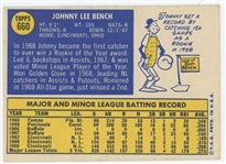 1970 Topps Johnny Bench #660